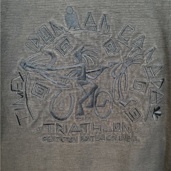 Vintage Timex Penticton Triathlon T-Shirt Size L - Picture 4 of 4